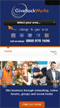 Mobile Screenshot of givebackworks.com